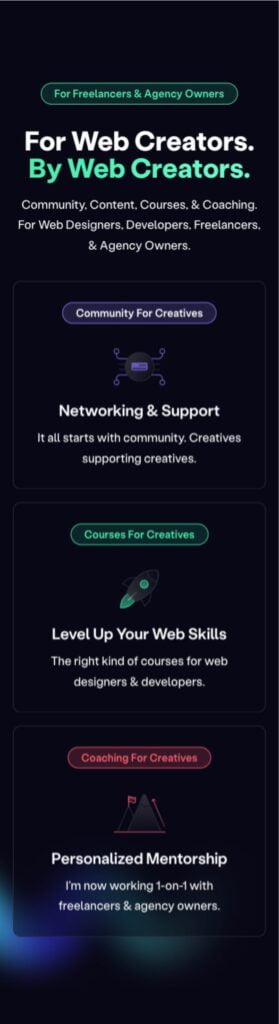 Responsive and clean layout built on WordPress using Bricks Builder.